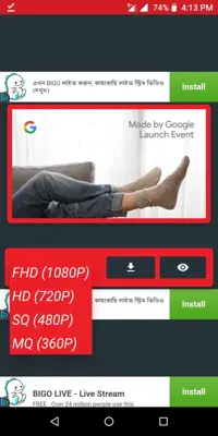 YouTube Thumbnail Downloader android App screenshot 2